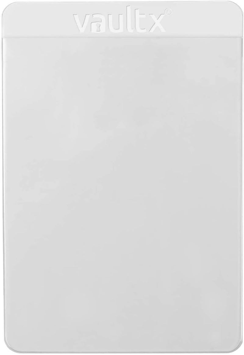 Vault X Semi-Rigid Trading Card Holders (50 Pack), Hard Sleeves for TCG and Sports Card Grading Submissions, Card Protectors - Image 4